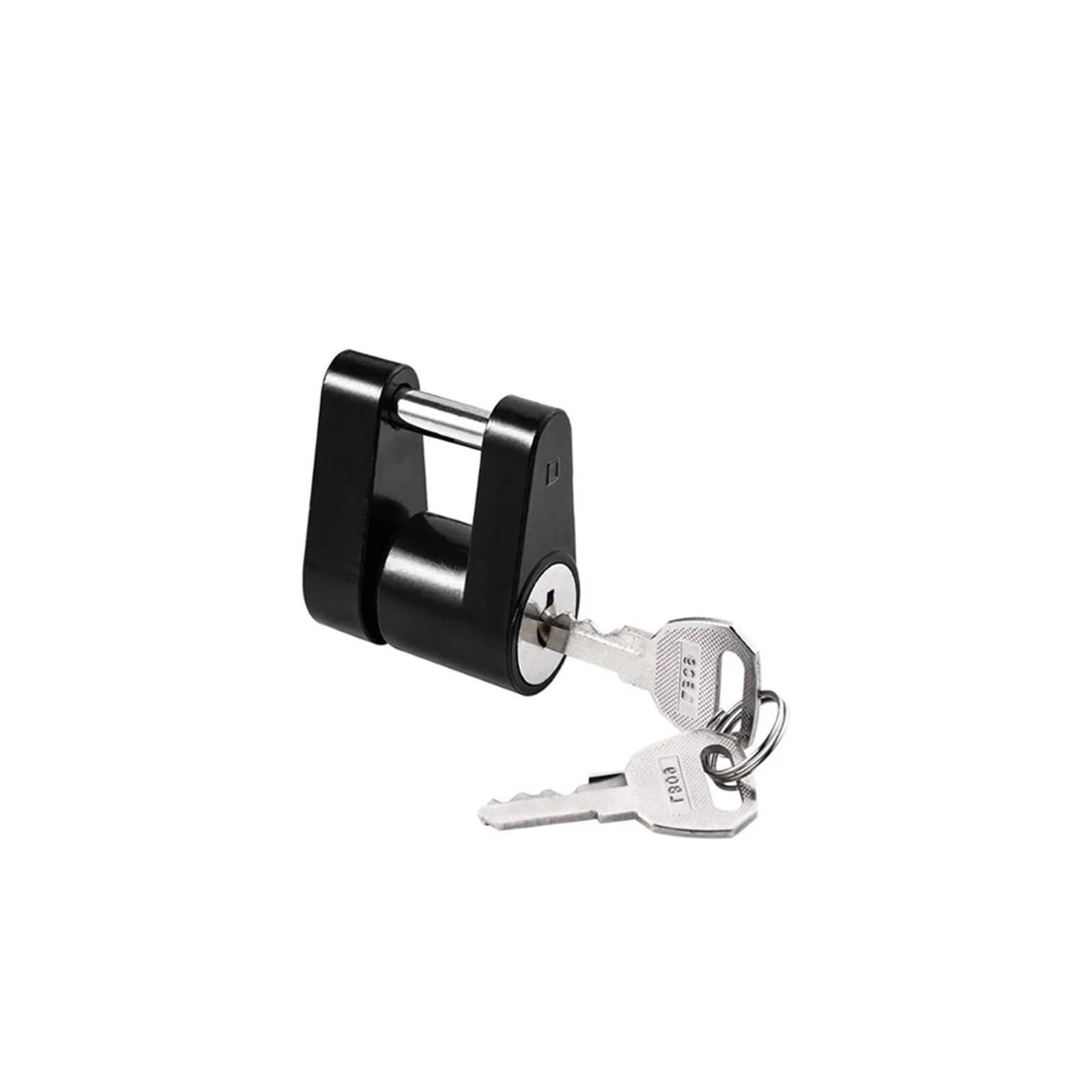 Sxolcoufoh B Zinc Alloy 1/4" Trailer Hitch Coupler Lock Locking Hauling 1Pcs(B)