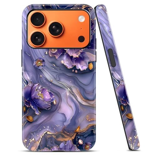 Coque iPhone 17 Pro Max marbre violet idéale au quotidien