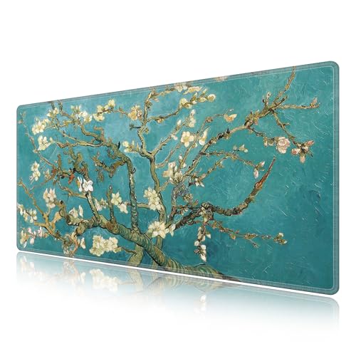 Tapis de souris gaming XXL paysage LL-COEUR grand sous-main de bureau pour ordinateur