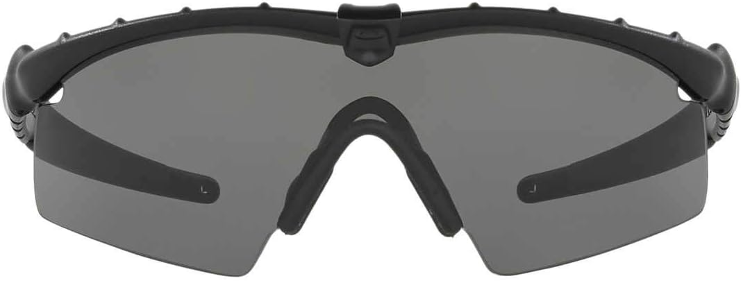Oakley Mens Oo9046 M Frame 2.0 Strike Shield Sunglasses, Matte Black/Grey, 30 mm