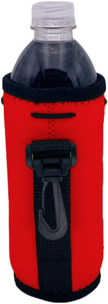 Blank Neoprene Water Bottle Coolie (2 Pack, Red)