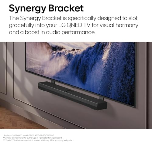 Image of LG SQ75TR, 600W, 5.1.1Ch, Dolby Atmos, Center Up-Firing Speaker, AI Sound Pro, Wow Synergy, Wireless Subwoofer, Rear Speaker Inbuilt Receiver, QNED Matching Bracket Inside (2024 QNED TV)