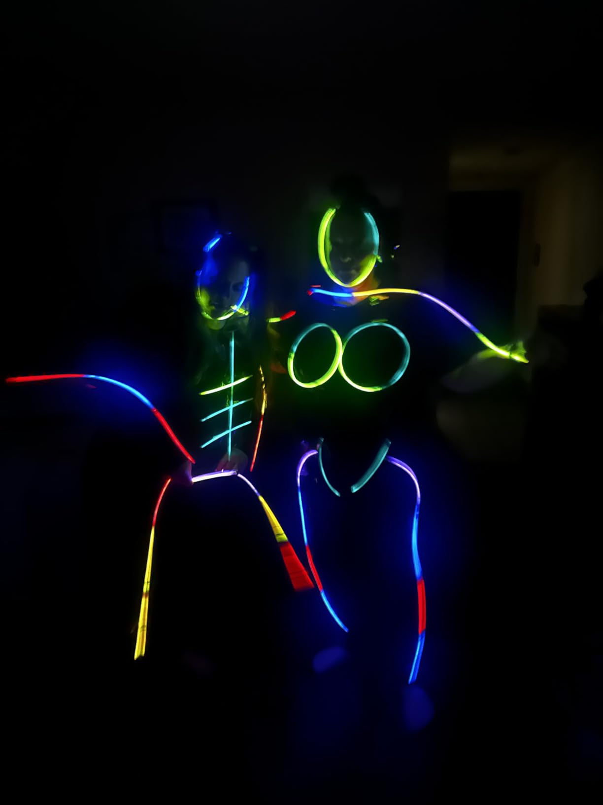 PartySticks Glow Sticks 100 Pack with connectors