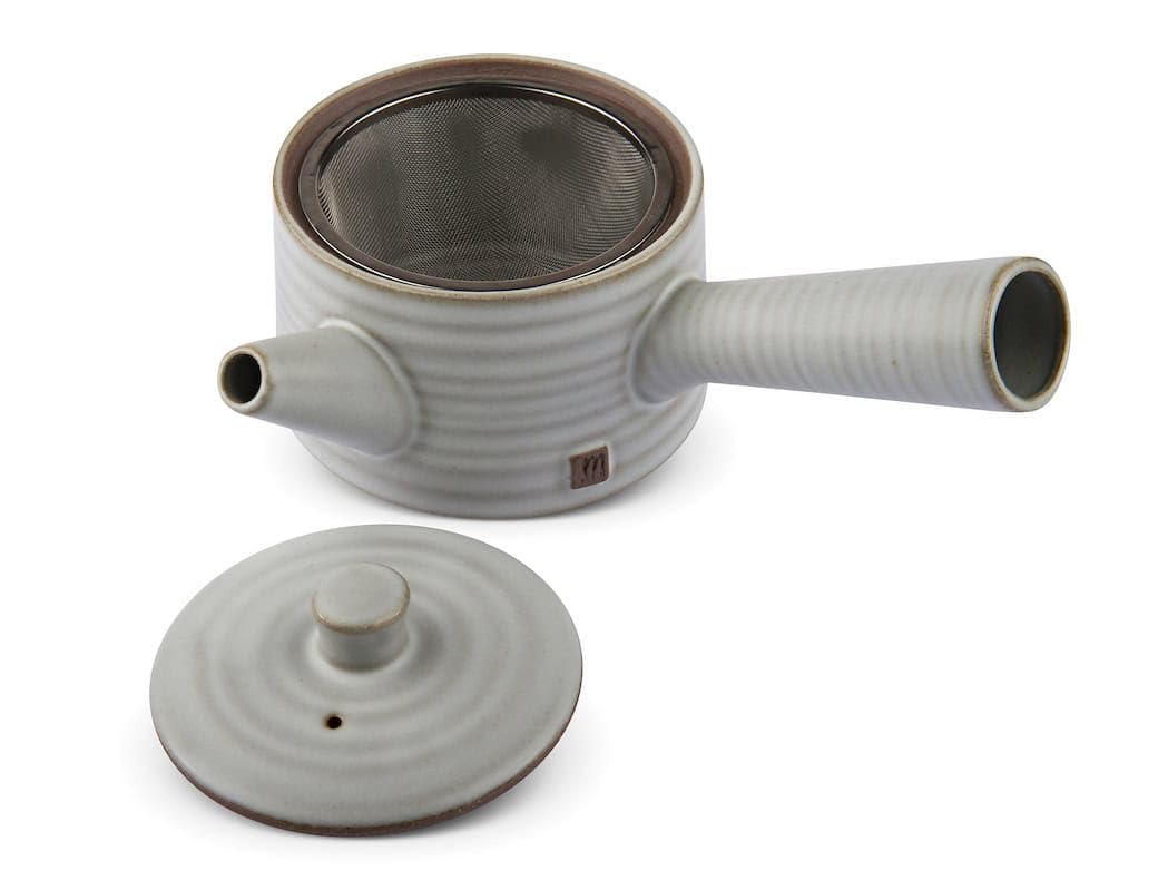 MAOCI Kyusu Teekanne grau 500ml - Einhandkanne/Seitengriff-Teekanne