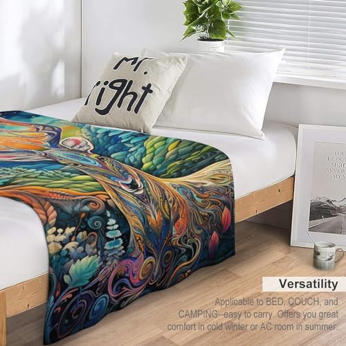 Couverture polaire cerf chaude et douce pour calmer le froid - 7