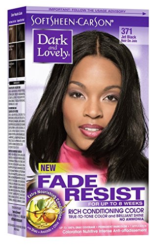 Dark & Lovely Hair Color Jet Black 1Kit (Pack of 2)