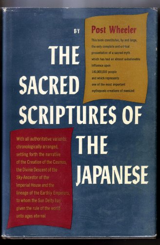 The Sacred Scriptures of the Japanese With all ... B006Q7KSEY Book Cover