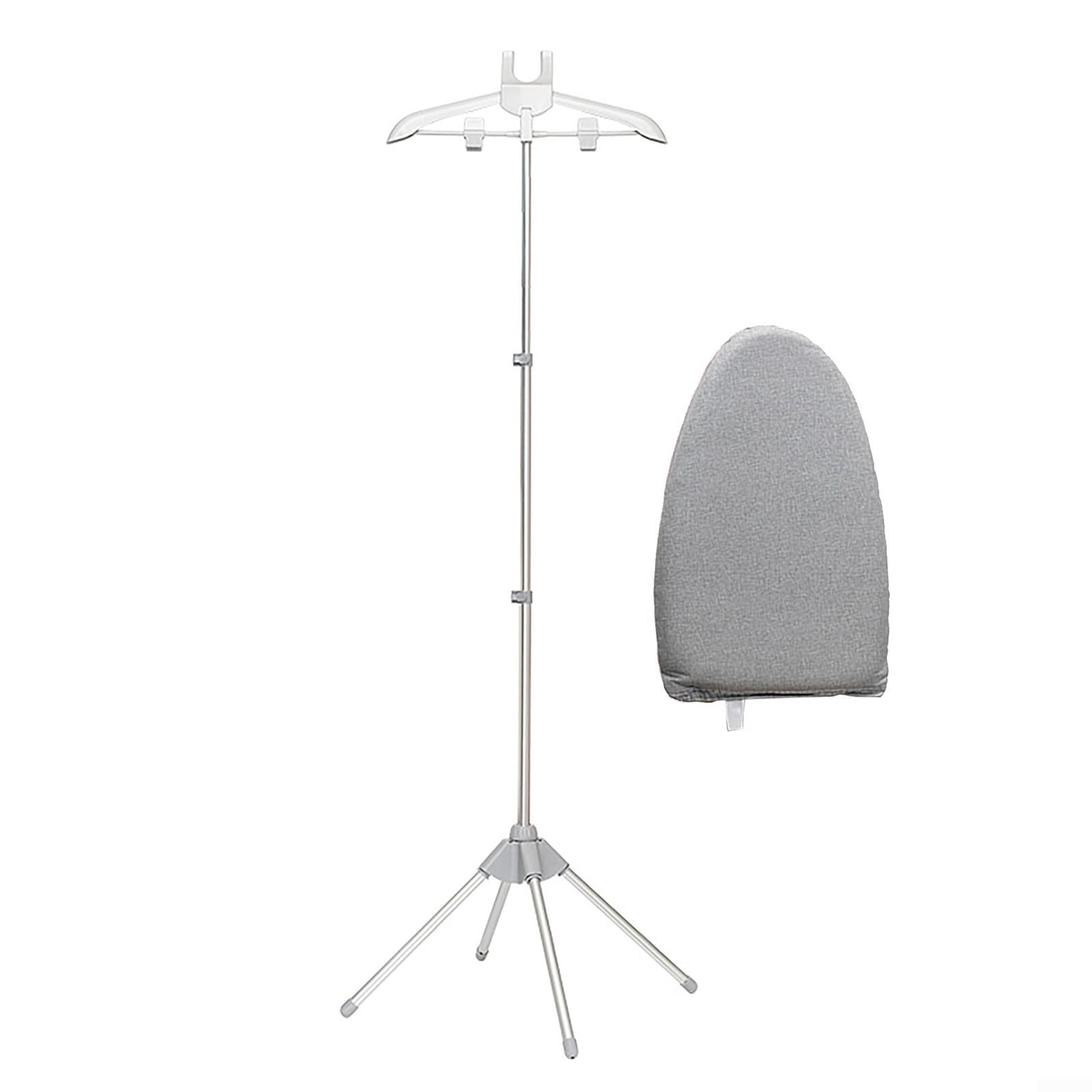 Appendiabiti portatile per piroscafo, girevole a 360 gradi, per stirare facilmente vari tipi di tessuto a casa (grigio)