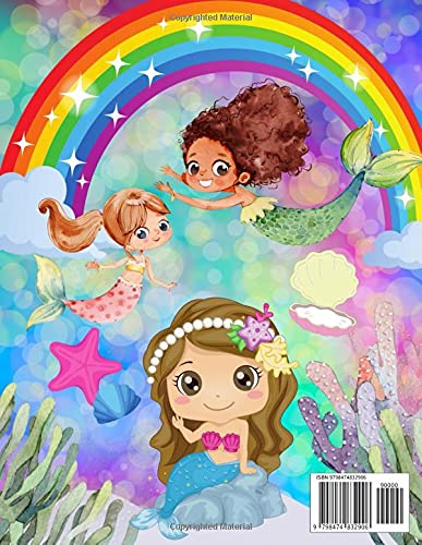 My Sticker Collecting Album: Cute Mermaids Cover | Blank White Papers | Jumbo Pages For Collecting Stickers | My First Big Book | Gift For Girls , Kids image 3
