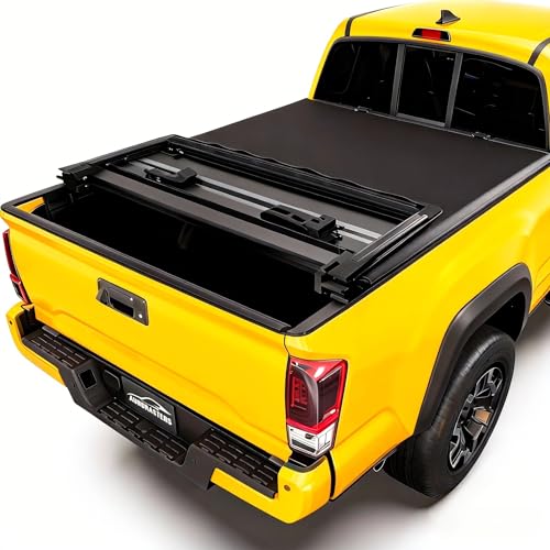 Soft Tri Fold Truck Bed Tonneau Cover Compatible with 2017-2025 2026 Honda Ridgeline 2025 Honda Ridgeline Accessories No Drilling All Weather Protection | 54 (64) Bed