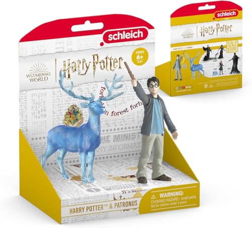 Schleich 42680 Harry Potter E Patronus, Da 6 Anni, Wizarding World - Figura, 16 X 11 X 18 Cm - 7