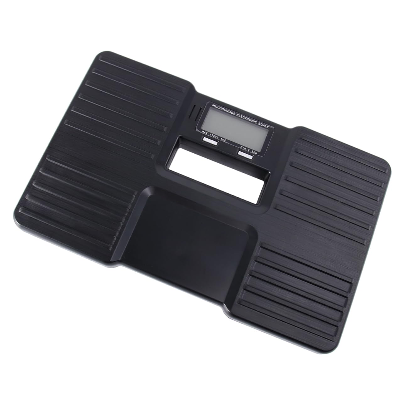 Báscula de Equipaje Digital Retroiluminada 150kg, Plástico Negro