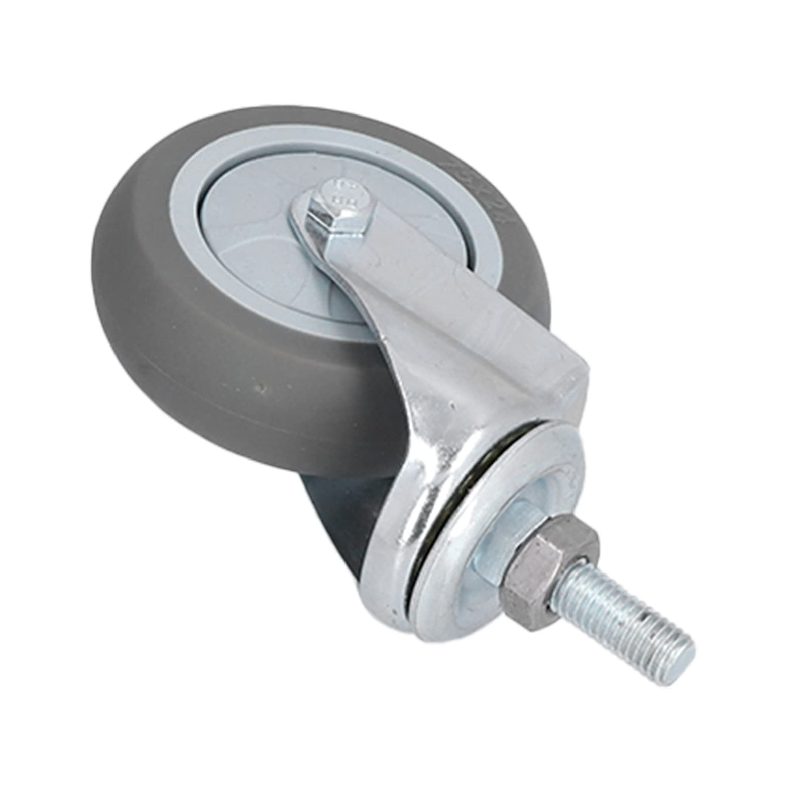 3 Zoll PVC Universal Wheel Casters mit Bremsen, Stark (keine Bremsen)