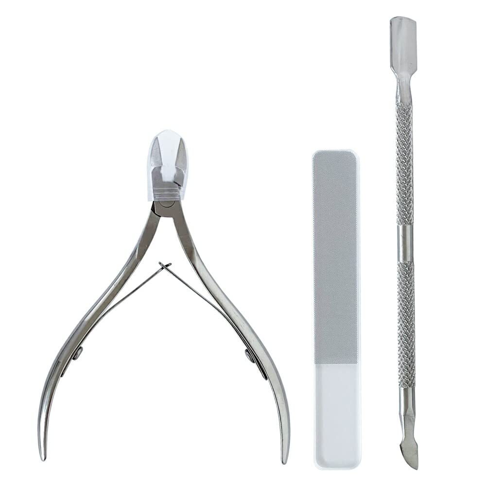 Amazon | ネイルケアセット ニッパー プッシャー ガラスファイル