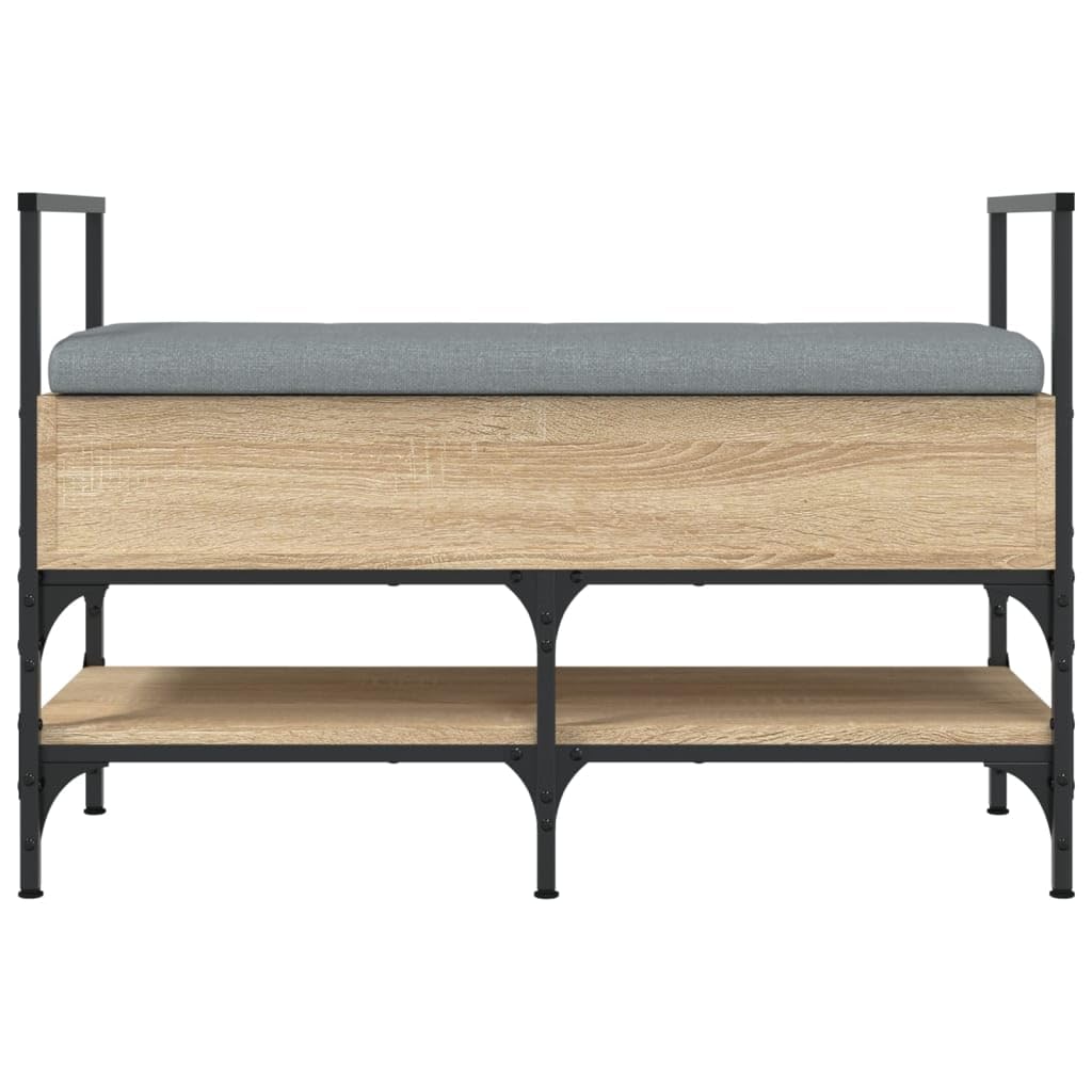 SoBuy Schuhregal Schmal Mit Sitzfläche, Schuhbank Mit Stauraum & Sitzkissen, Sitzbank Flur Mit 2