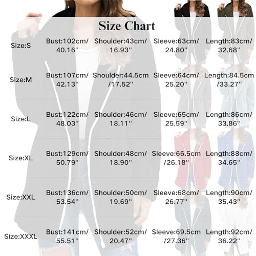 Sherpa Jacket for Women Warm Long Sleeve Fleece Winter Coats Fashion Solid Color Fuzzy Long Zip Up Hoodie2