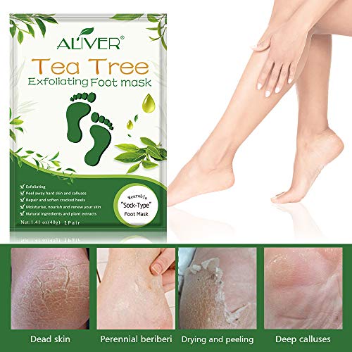 Aliver WEIDA SIGN Foot Peel Mask 3 Pack, Exfoliator Peel Off Calluses Dead Skin Callus Remover,Soft Smooth Touch Feet-Men Women thumb #2