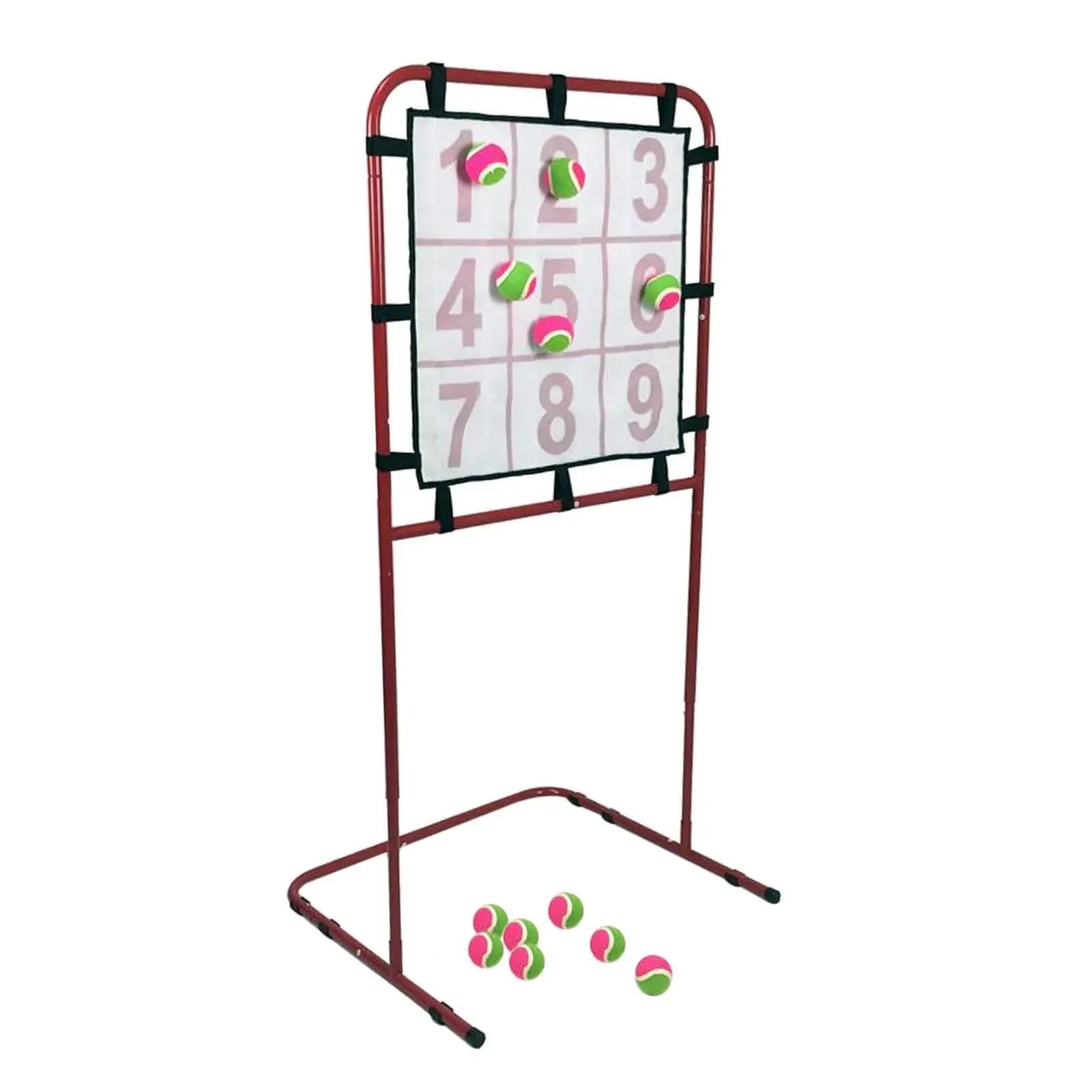 Softball-Pitching-Netz, Baseball-Softball-Ziel, höhenverstellbar, 9 Löcher, for Schlagen, Pitchen, Batting, Baseball-Softball-Training
