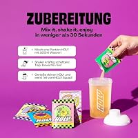 HOLY Iced Tea Pulver 'Lemon Honey x Black Tea' – Zuckerfreier Eistee mit 50 Portionen - Schwarztee Pulver mit Antioxidantien & Relax Formel - Vegan mit 100% natürlichen Fruchtaromen – Ansicht 5