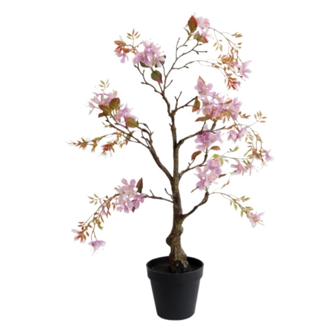 AYCDL Artificial Tree Plants Artificial Begonia Tree Faux Plastic Plant For Indoor Outdoor Home Office Decor Decoration Artificial Tree,A-140cm,A-65cm