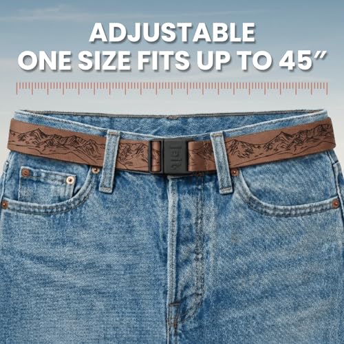 Image of JeltX Adjustable Elastic Belts for Men and Women, Non-Slip Stretch Belt with Magnetic Belt Buckle and Grippy Gel