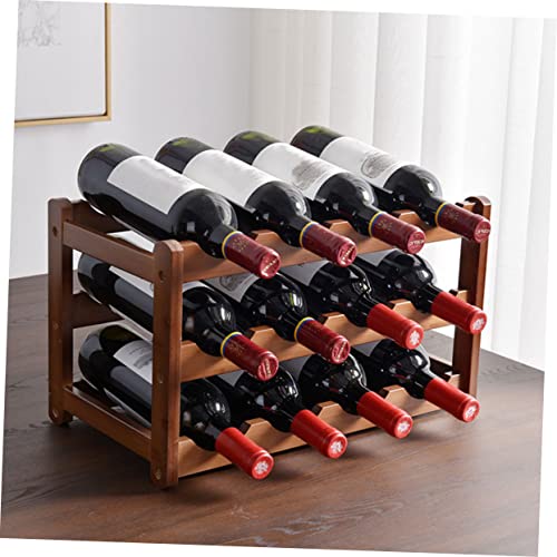 Soporte de botella de vino Garneck de madera clásica miniatura 6
