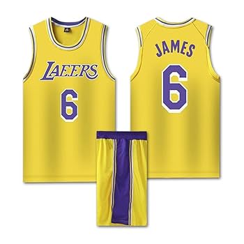 Amazon.co.jp: ジェームズ バスケットボールジャージ レイカーズ