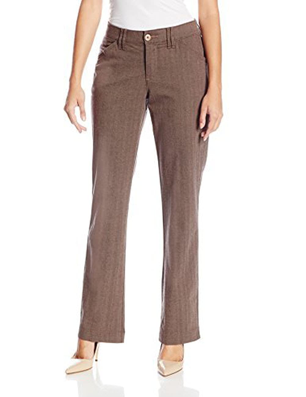 LeeWomen's Comfort Fit Kassidy Straight Leg Pant, Black, Black