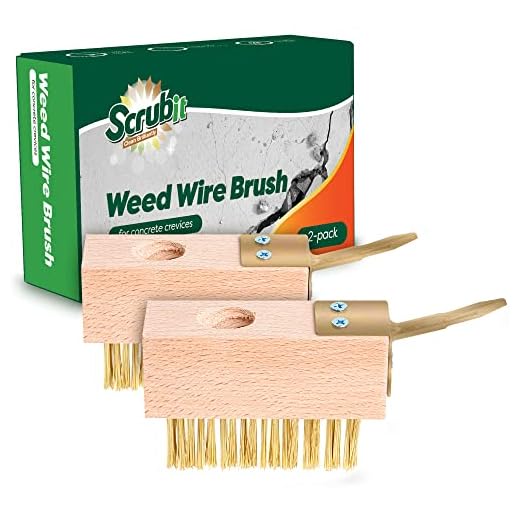 Best way to clean wooden decking without a pressure washer SCRUBIT Moss & Weed Remover Tool
