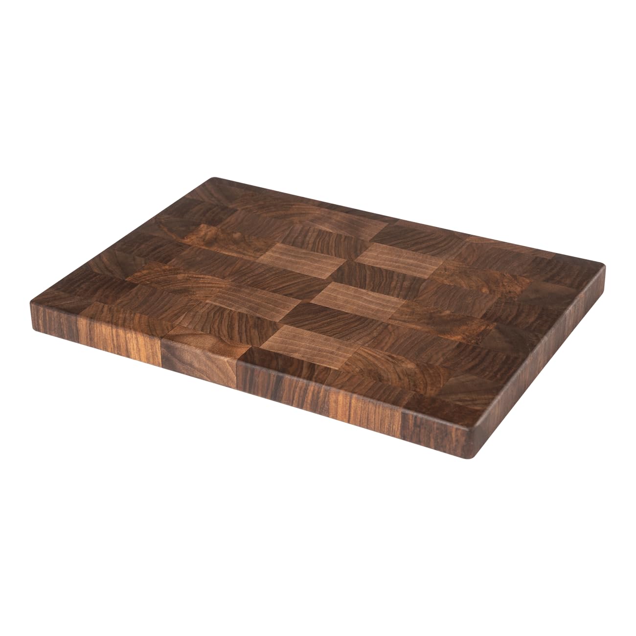 hochwertiges Stirnholz Schneidebrett aus Nussbaum 30 x 20 x 2,3 cm von HOLZ-LEUTE seit 1873