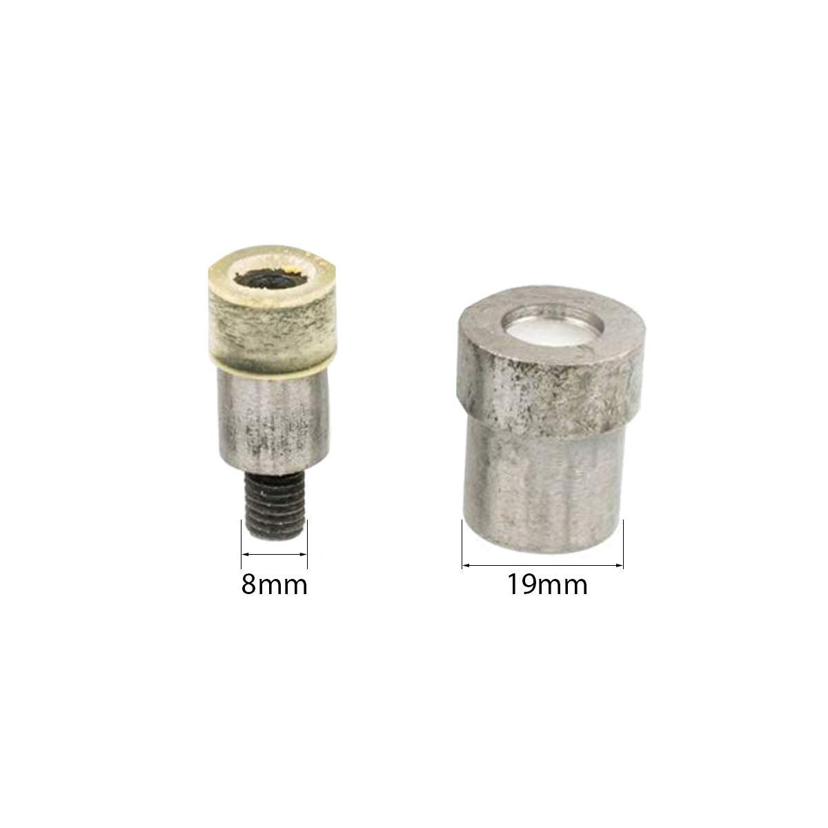 Trimming Shop 9.5mm, 12mm Pearl Tapa Chasquear Poppers Cierres Botones a Presión Herramienta de Ajuste Plantilla Set Kit Con Kam Universal Verde Máquina Para Bebé Baberos, Ropa, Cuero Crafts, Reparar