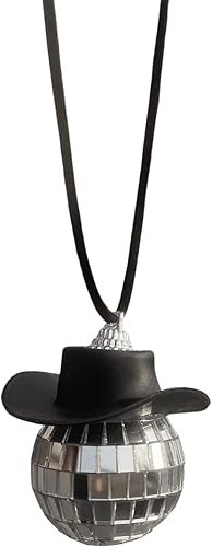 Accesorio de bola de discoteca para automóvil, adorno de espejo de automóvil, bola de discoteca para automóvil, bola de discoteca para espejo