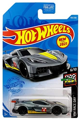 Amazon.com: DieCast Hotwheels Corvette C8 R, HW Race Day 6