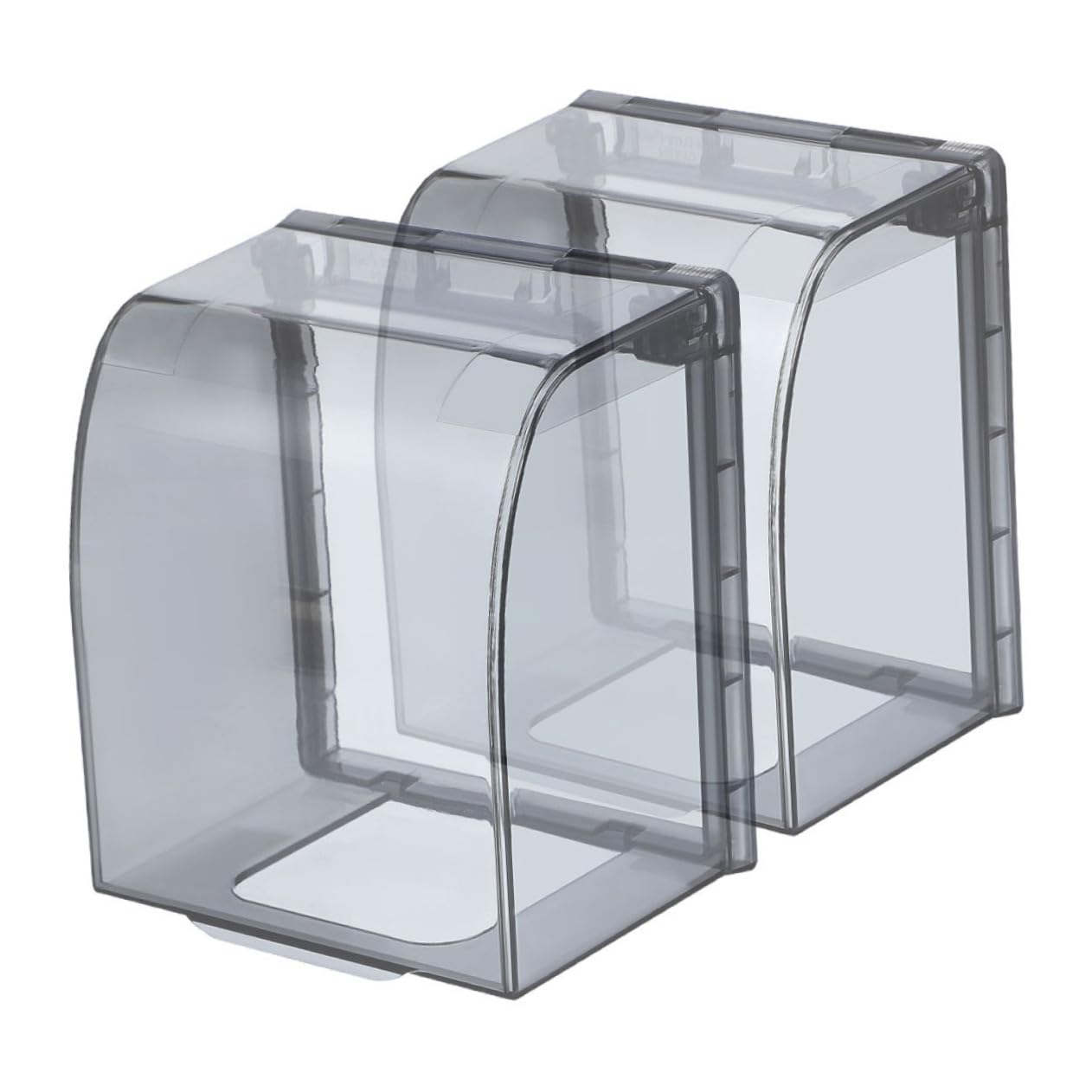 OSALADI 3sets Waterproof Socket Cover Socket Covers Double Corner Protector Door Lock Enclosure Outlets Electrical Outlet Covers Surround Wall Plate Covers Car Multi Flat Sockets 2pcs*3