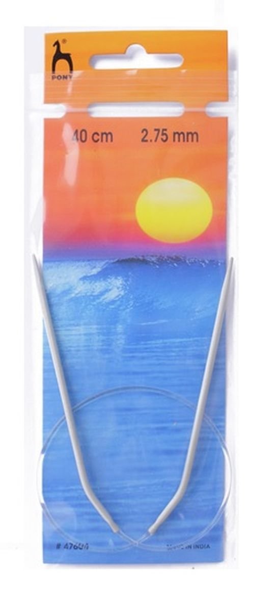 Pony Classic 40cm Fixed Circular Knitting Needles - 2.75mm (P47604)