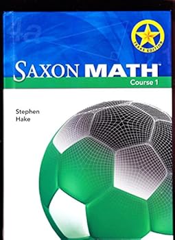 Hardcover Saxon Math Course 1 Texas: Student Edition Grade 6 2007 Book