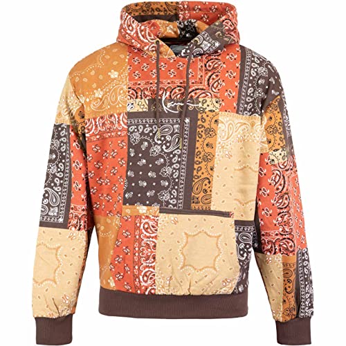 Karl Kani Small Signature Paisley Hoody Kapuzenpullover (Multi, XL)