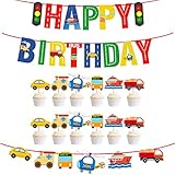 ❤️ Amplia aplicación: el juego de decoración de cumpleaños es ideal para diferentes fiestas infantiles, por ejemplo, fiesta de cumpleaños, baby shower, reuniones familiares, fiestas de clase, fiestas de té, etc.