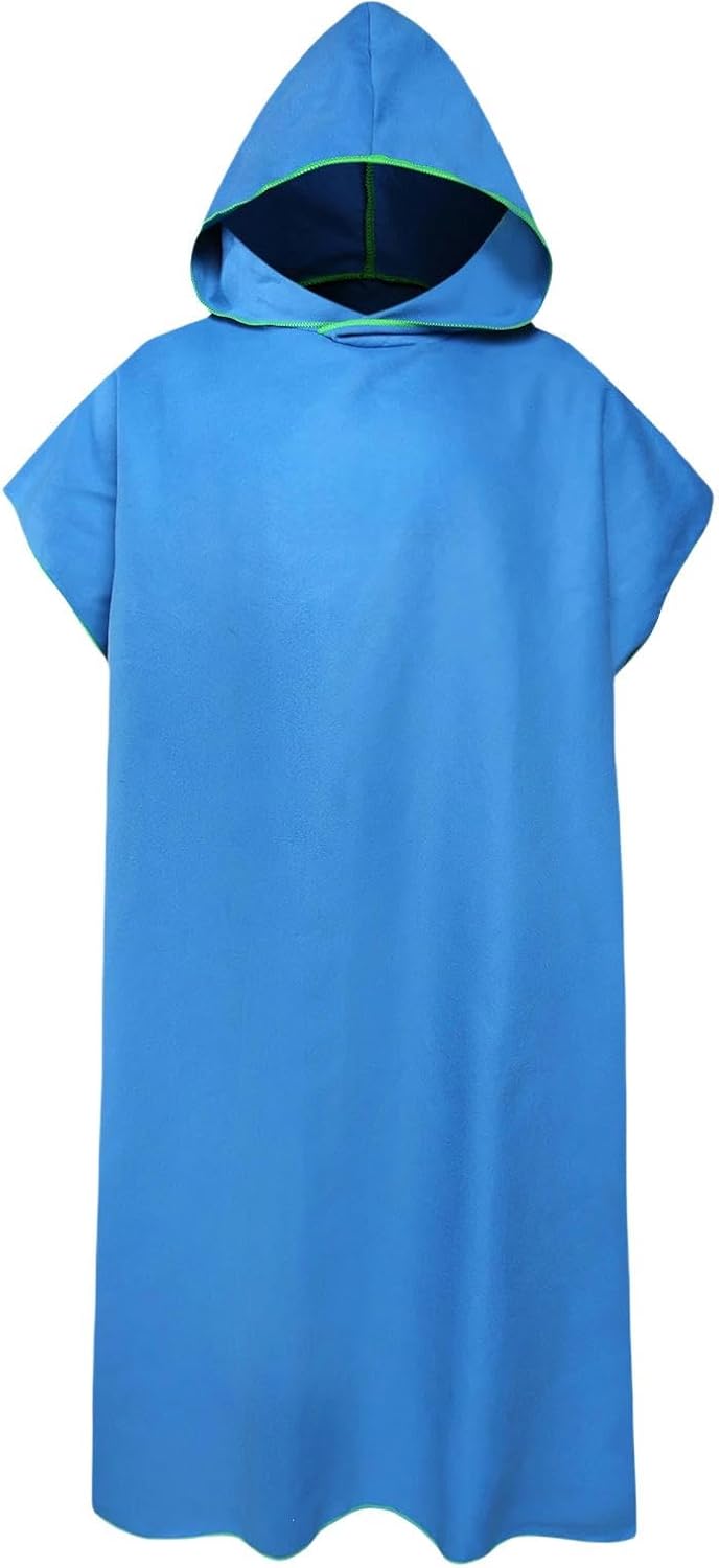 Surf Cape Hooded Surfing Cape Changing Towel Beach Blanket Bath Towel Swimming Diving Suit Beach Cape Adult