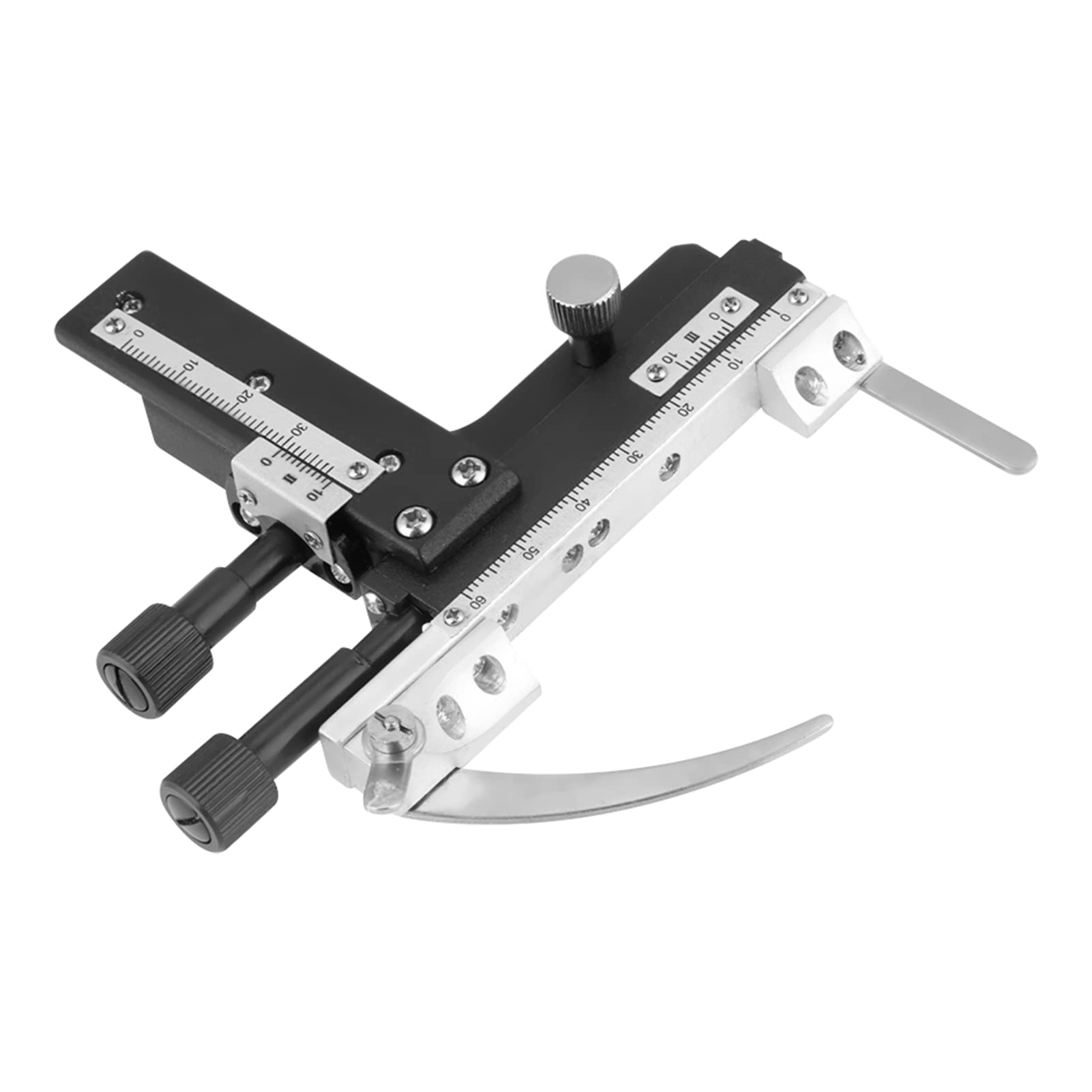 Tout Neuf et de Platine Mobile de Microscope, Pied à Coulisse Mécanique Amovible Professionnel X, Y avec échelle pour Le Remplacement du Microscope