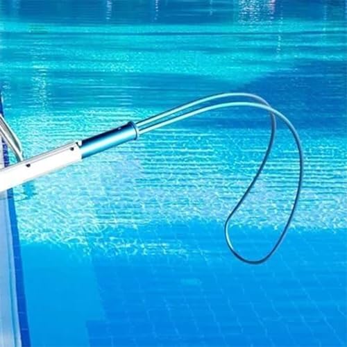 Poste telescópico de rescate de emergencia de aleación de aluminio con gancho ajustable para seguridad en piscinas y parque acuático