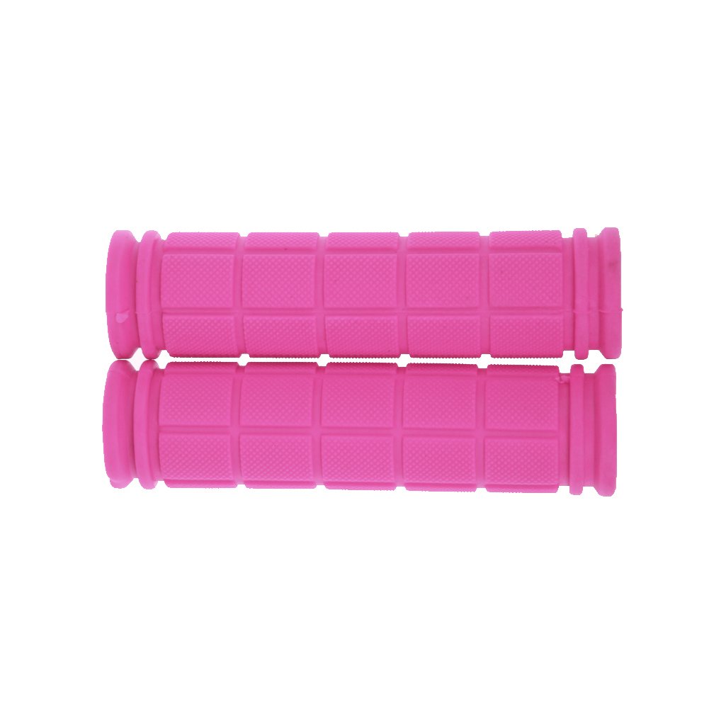 ZONKIE Manopole In Silicone Per Manubrio Bici – Set Da 2 Impugnature Ergonomiche Antiscivolo (Rosa)