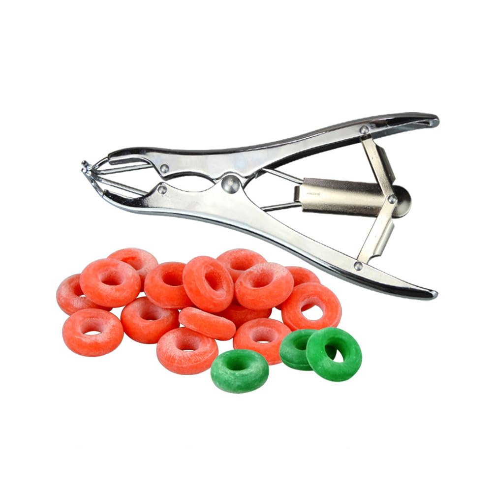 Ensemble d'outils de castration d'animaux - Queue de piler multi-queue et 100 élastiques en caoutchouc - Cintreuse de castration pour porc, bétail, mouton, chèvre