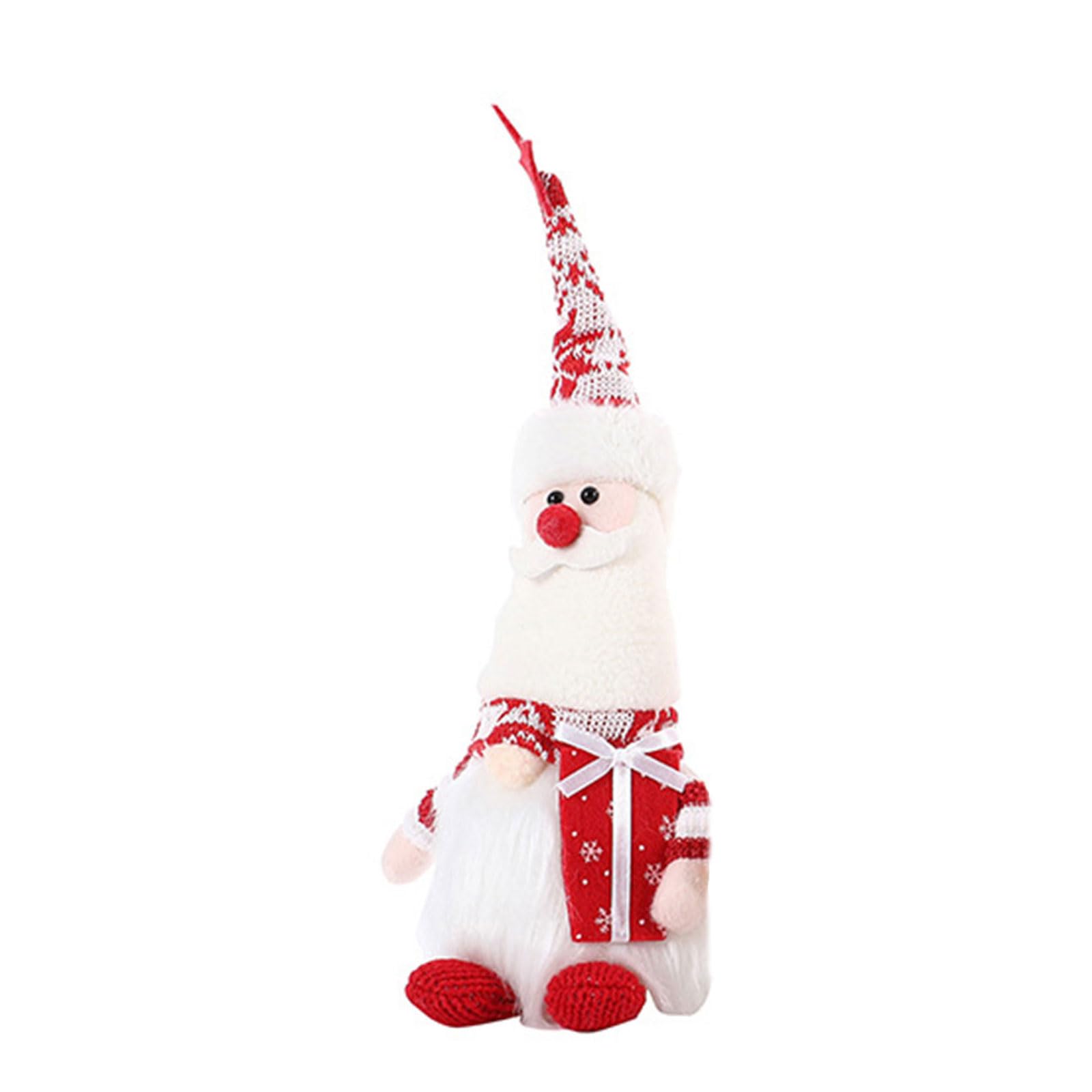 Tsophreniq Christmas Cute Elk Santa Hat Ornament for Doll for Creative Faceless for Doll for Home New Year Birthday Wedding P Christmas