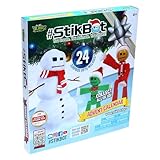 Zing Stikbot Advent Calendar 2023, Christmas Countdown Collectable Action Figures, Includes 8 Stikbots, 2 Klikbots, 4 Sets of Accessories, and 10 Exclusive Collectors’ Items