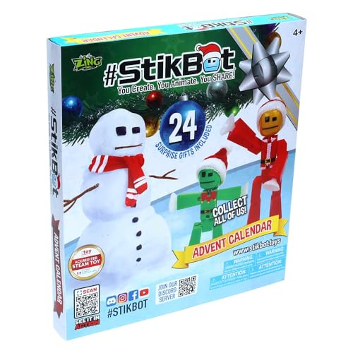 Amazon.co.jp: Zing Stikbot アドベントカレンダー 2023年 クリスマス