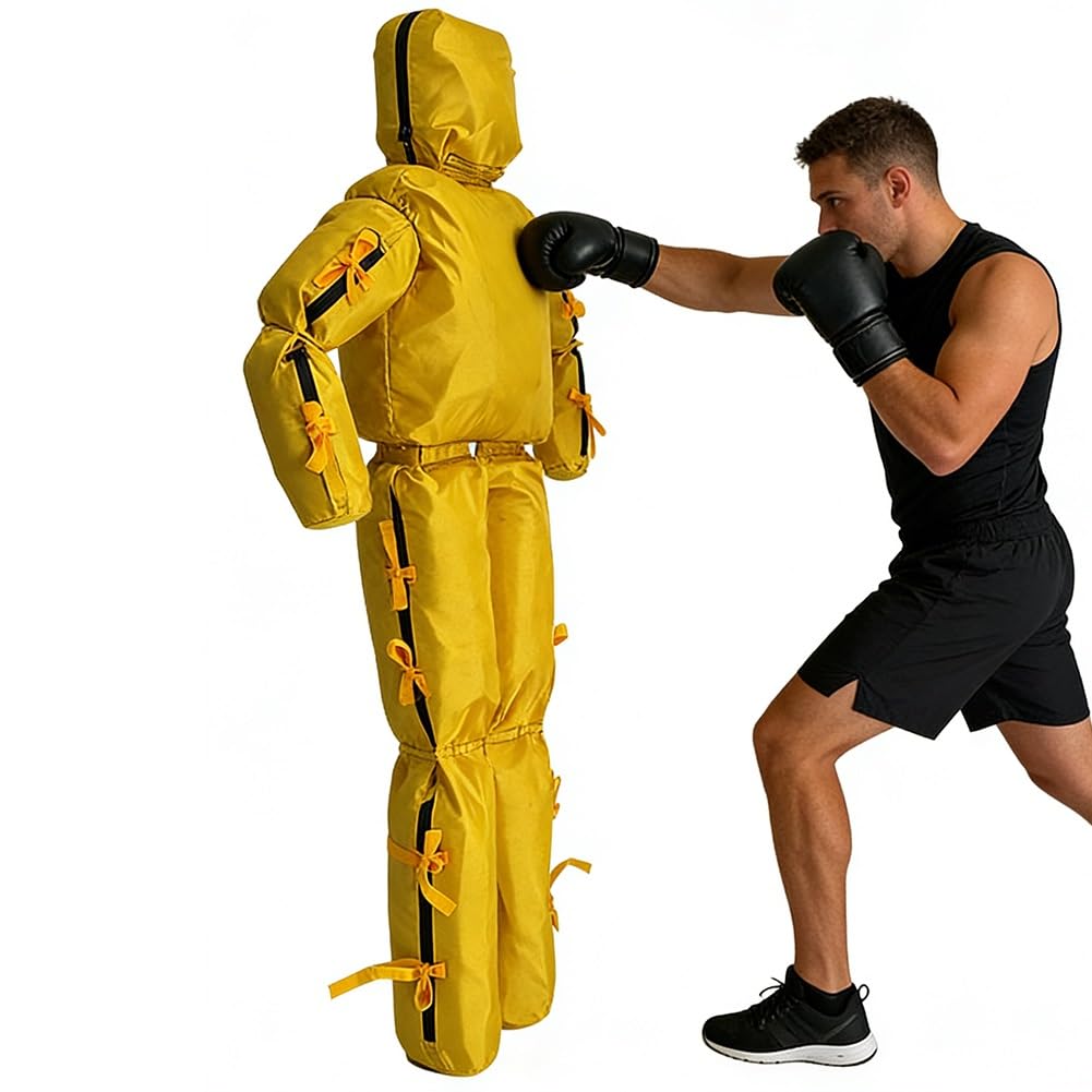 Judo Grappling Dummy, MMA manichino da lotta, Karate Training Dummies, per Posizione in piedi Manichino Wrestling Arti Marziali Boxe, Tessuto Oxford, NON Riempito