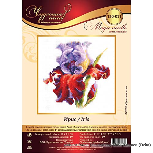 Magic Needle - Kit punto croce, motivo: Iris
