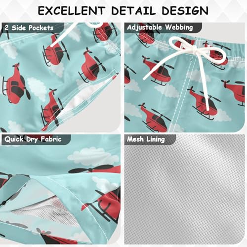 Boys Beach Shorts Summer Kid Swim Shorts Boy Swim Trunks Knee Length Board Short 2T-123