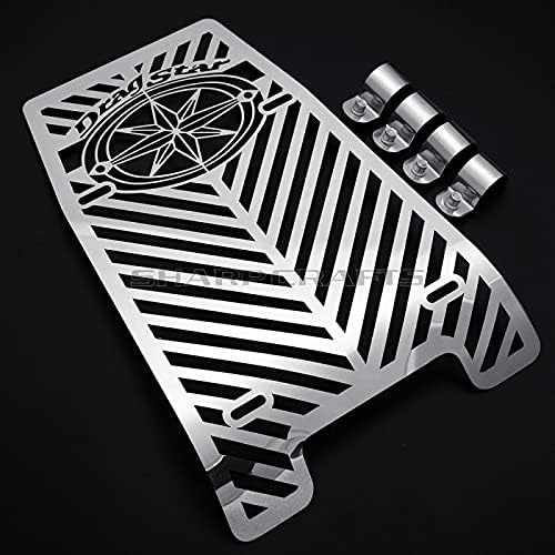 Radiator Cover Grill Grille Guard Protector For YAMAHA V Star 1100 XVS1100 Custom Classic, Chrome
